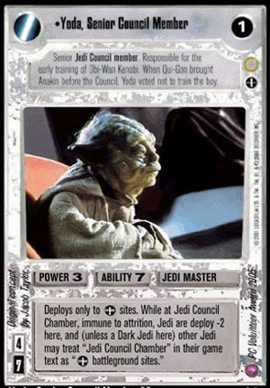 Yoda, Senior Council Member (V)